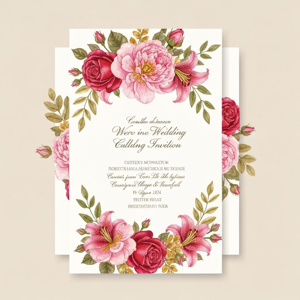 Romantische Blumenmotive